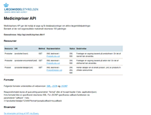 Tablet Screenshot of api.medicinpriser.dk